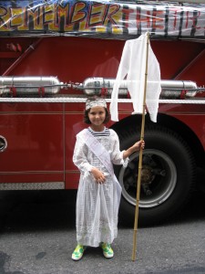 josie and the fire truck