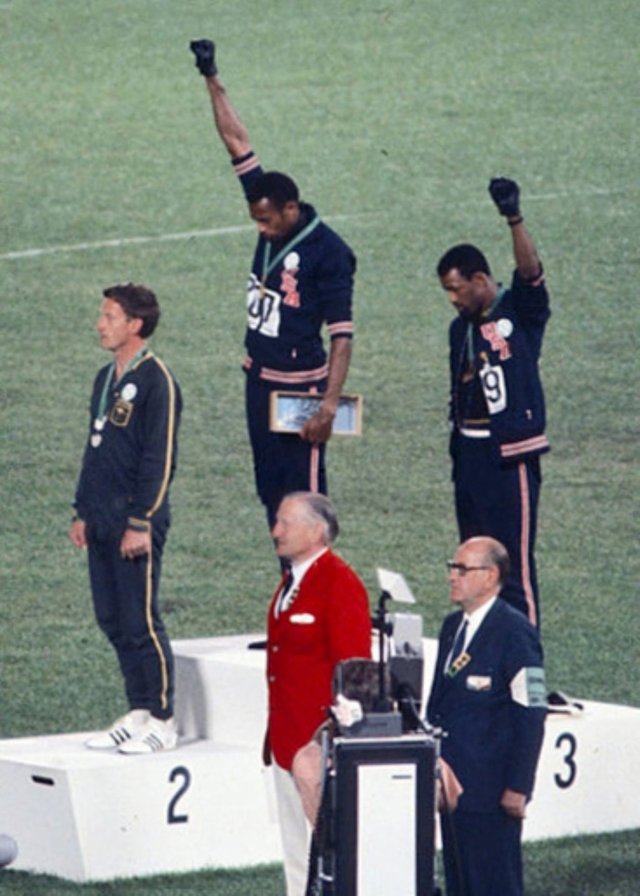1968 Medal Winners' Black Power Salute